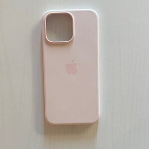 Apple Pink Silicone iPhone Case pro max 15
